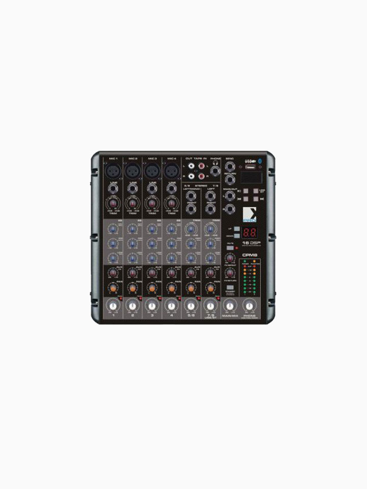8 Channel Compact Professional Mixer