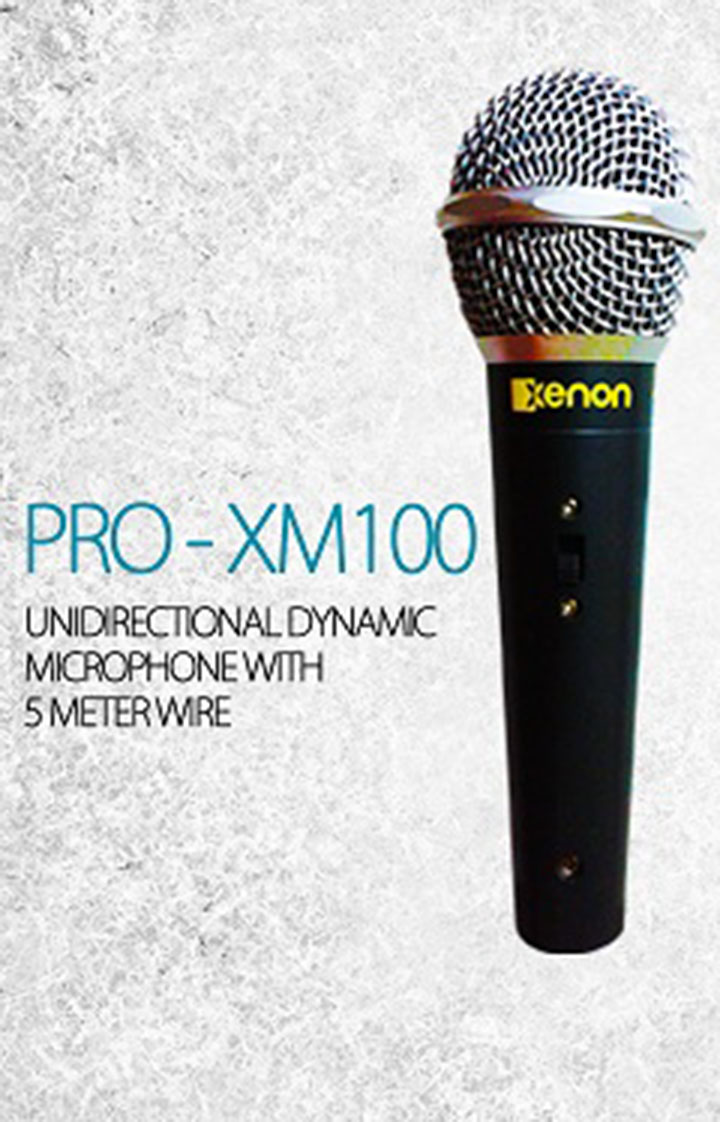 Unidirectional Dynamic Microphone with 5 meter wire